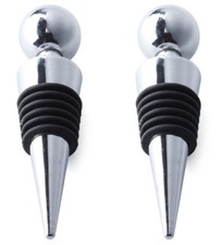 2 x Chrome Champagne Wine Beer