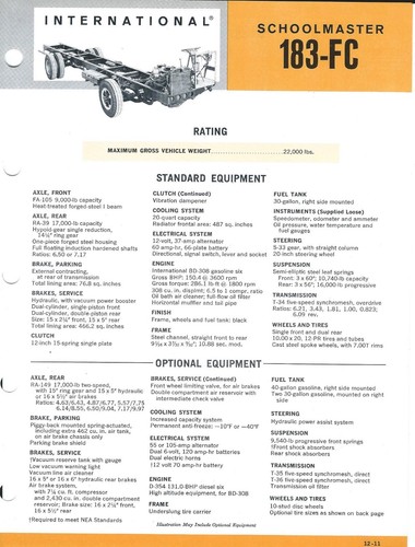 Bus chassis brochure - brochure, ih