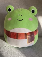 Squishmallows Wendy Frog The Green Frog With Scarf  Kelly Toy 30cm / 12”