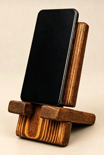 Handmade wood grain brown - handmade,
