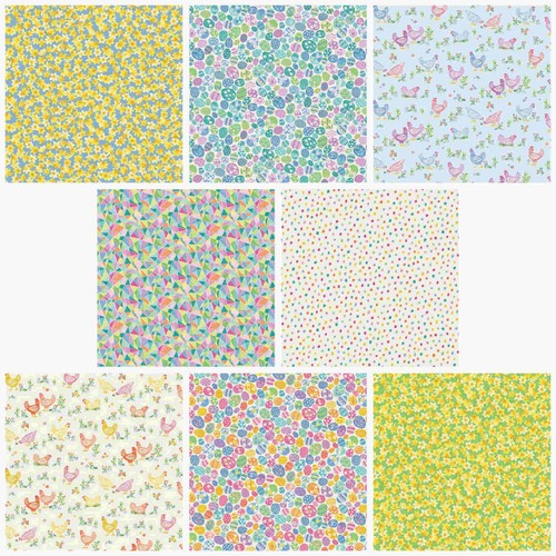 Hello spring cotton fabric - hello,