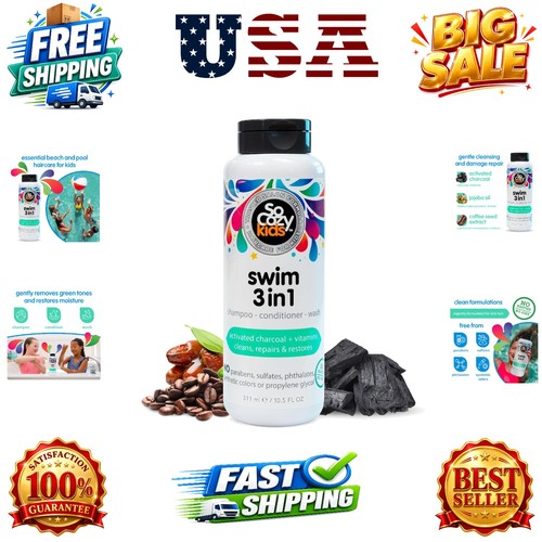 Kids swim 1 shampoo - kids, 3-in-1