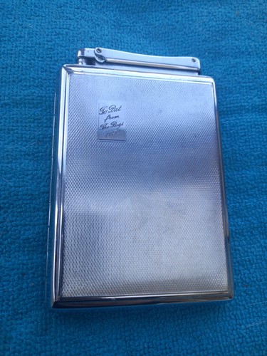 Vintage cigarette case with - vintage,