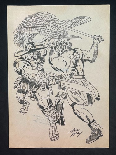 Jack kirby painting drawing - kirby,