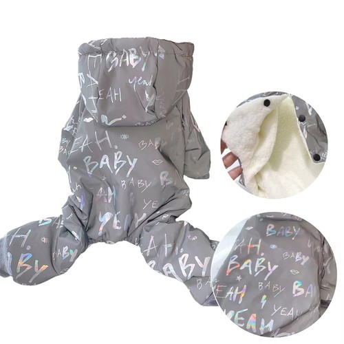 Waterproof winter dog jumpsuit - waterproof,