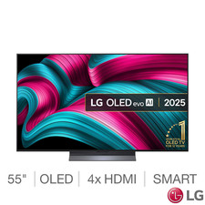 LG 55" OLED TV - OLED55C55LA.AEK evo AI 4K Ultra HD Smart TV