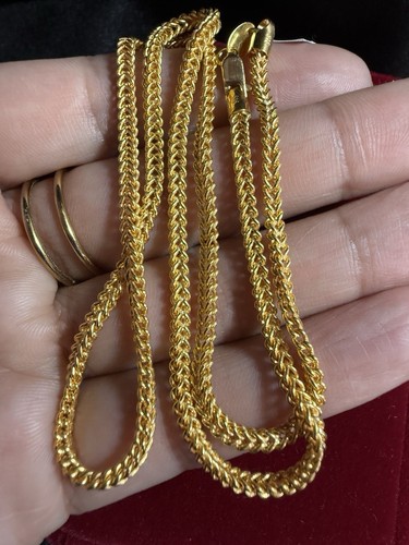 Solid 22k yellow gold - solid,