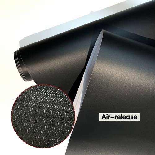 Matte black car wrap vinyl - car,
