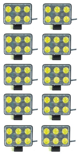 10x 18w flood spot led - 18w, beam