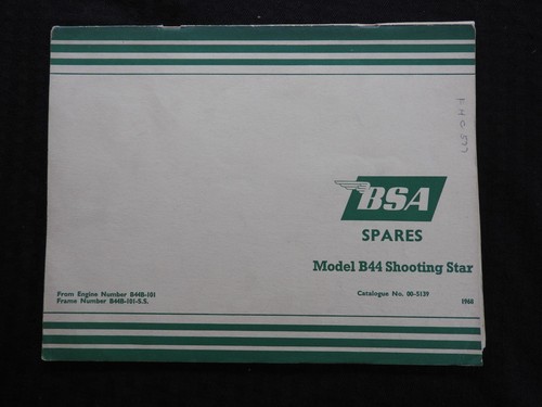 1968 bsa model b44 - 1968, shooting
