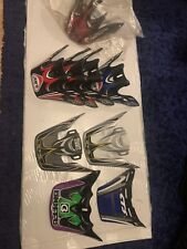 Job Lot Of Vintage Motocross Helmet Peaks Shoei Jebs Bieffe Super Evo