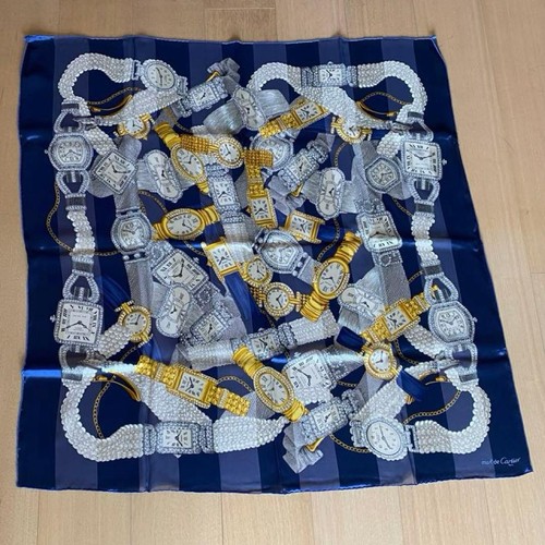 Cartier large silk scarf - cartier,