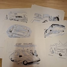  Original Cartoons by artist