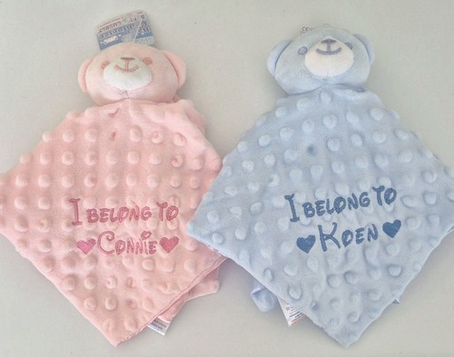 Personalised embroidered