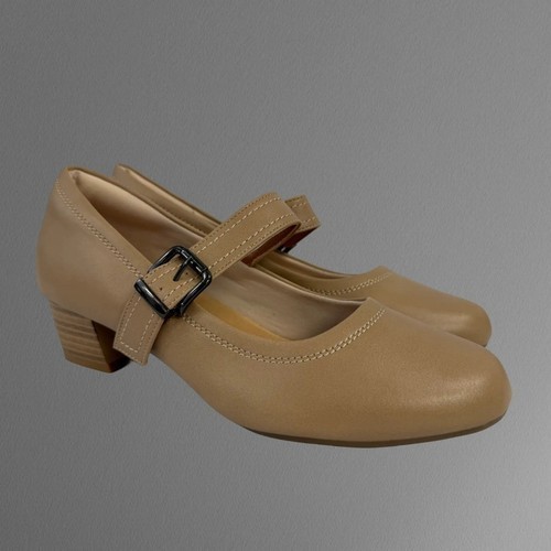 Women beige faux leather - beige,