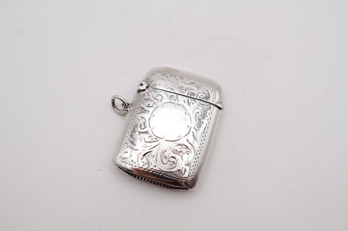 Antique sterling silver vesta - antique,
