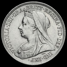 1899 Queen Victoria Veiled