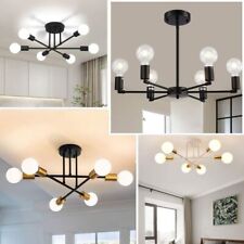 Vintage LED Ceiling Light Modern Chandeliers Living Room Bedroom Hallway Lamp UK