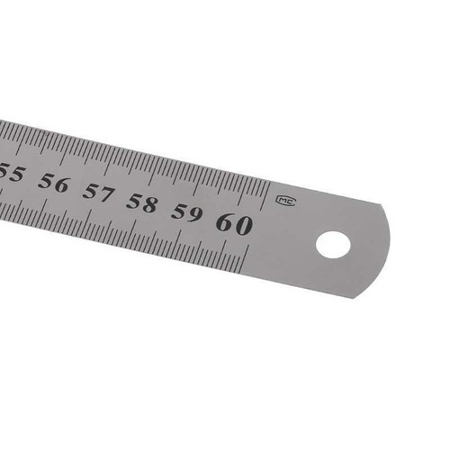 60cm steel ruler - steel,