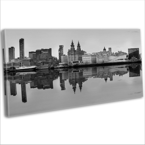 Liverpool skyline canvas - skyline,