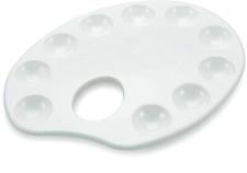 Art Paint Palette Oval Mixing