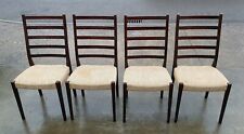 SET OF 4 VINTAGE ROSEWOOD