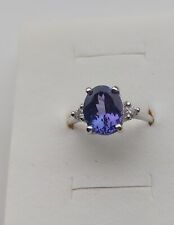 18ct White Gold AAAA Tanzanite