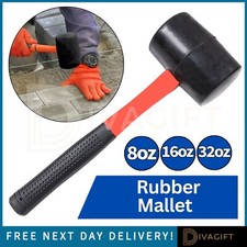 RUBBER MALLET 8oz 16oz 32oz