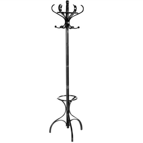 Costway black wooden coat - costway,