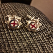Coldstream Guards Cufflinks, silver colour