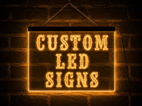 Personalised led home bar - led,