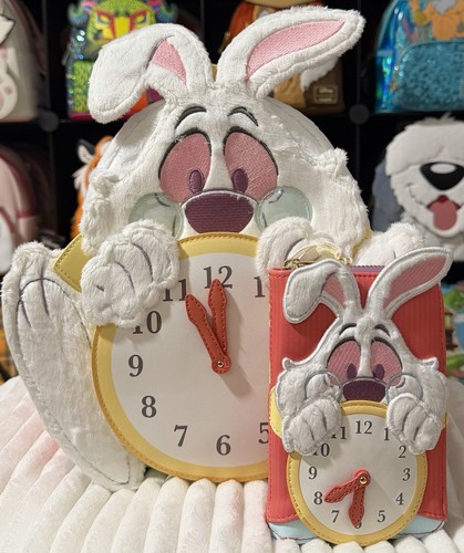 Loungefly disney white rabbit - disney,