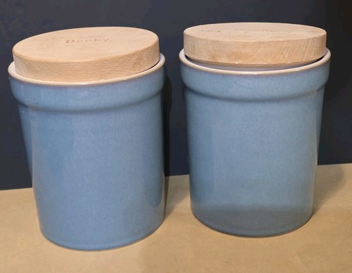 Denby azure storage large - storage, jar
