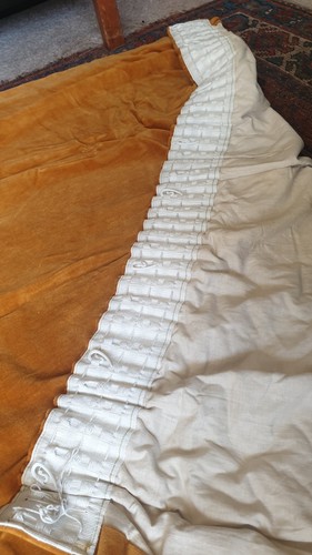 Curtains vintage cotton velvet - curtains,