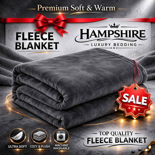 Sherpa flannel fleece blanket - sherpa,