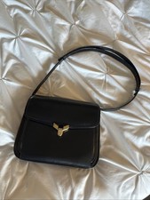Vintage Gucci Navy Leather
