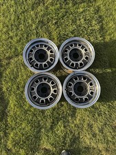 4 x Dunlop Alloy Wheels Classic Car 5 1/2 x13inch  