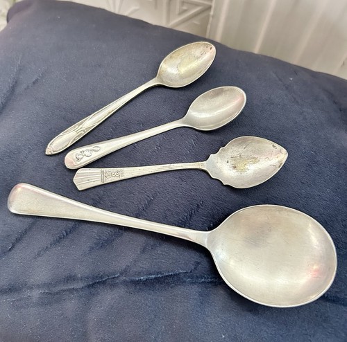 Silver plated vintage - vintage, spoon