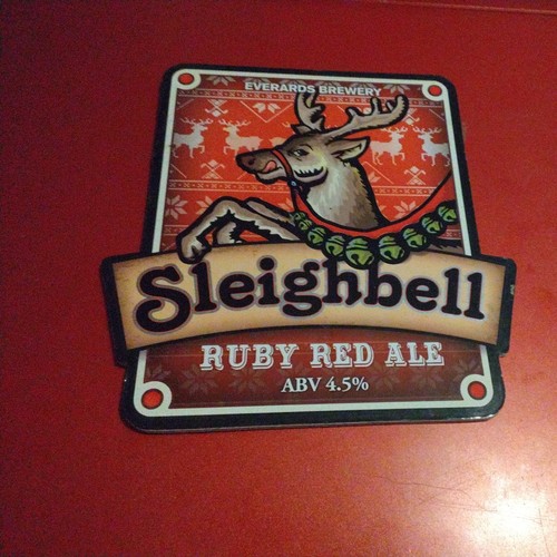 Everards brewery sleighbell - everards,