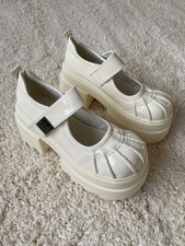 mary jane chunky platform shoes size 5 retro alt alternative emo goth 90s lolita