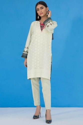 Warda lawn chikankari suit - lawn, 3