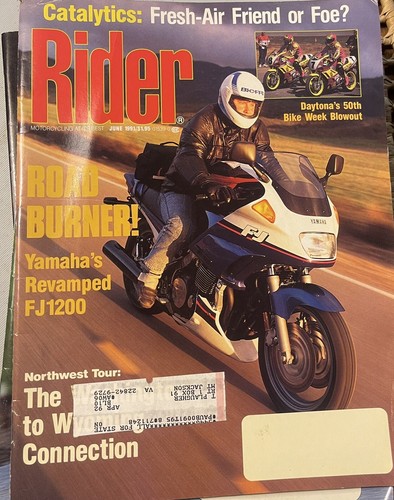 Vintage 1991 rider motorcycle - rider,