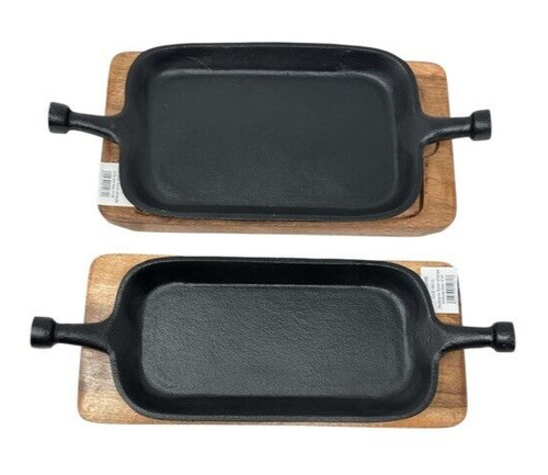 Cast iron sizzler - cast, platter