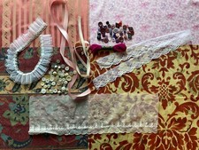 Slow Stitch Pink Fabric Jonelle Prestigious Fabric X4 1/4 M Journal Kit 100+item