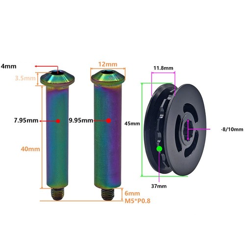 Chain tensioner pulley kit - chain,