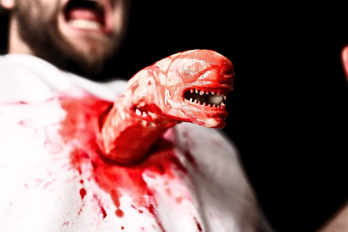 Halloween chestburster cosplay - chestburster,