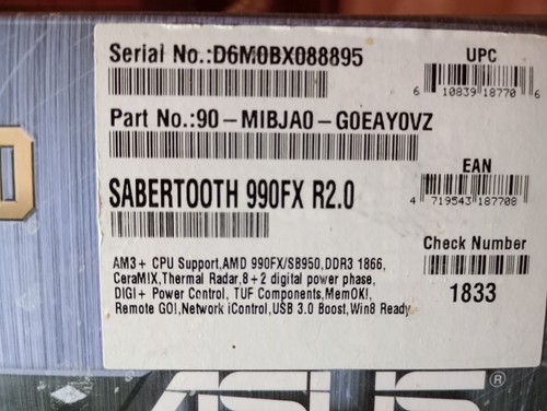 Asus sabertooth 990fx 0 - 990fx, r2.0