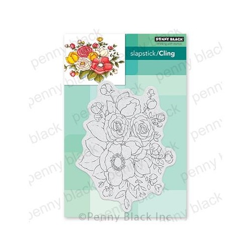 Penny black cling rubber - penny,