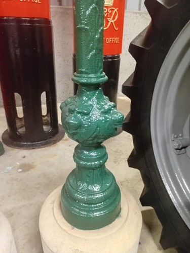 Victorian cast lamp posts - lamp,