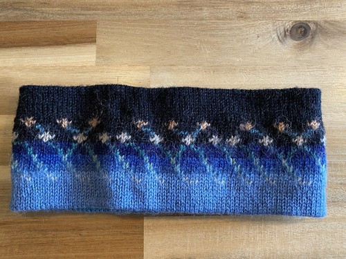 Retro ski headband - vintage, ear